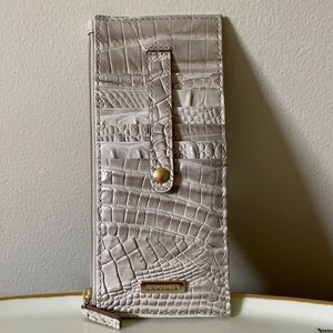 Brahmin Leather Credit Card Wallet - Like New